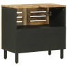 Armoire d'évier avec stockage Marron et Noir 62 x 33 x 58 cm 625064625064