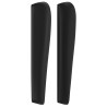 Tête de lit avec oreilles Noir 203x23x118/128 cm Similicuir 625074625074