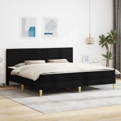 Cadre de lit Noir 180 x 200 cm Polyester 625078625078