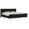 Cadre de lit Noir 180 x 200 cm Polyester 625078625078