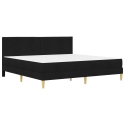 Cadre de lit Noir 180 x 200 cm Polyester 625078625078
