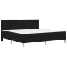 Cadre de lit Noir 180 x 200 cm Polyester 625078625078