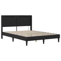 Cadre de lit avec matelas Noir 140 x 200 cm Simili cuir 625080625080