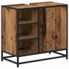 Cabinet de salle de bain avec porte Bois Ancien 65 x 33 x 60 cm 625081625081