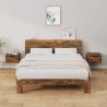 Tables de chevet murales 2 pcs Chêne fumé 34x30x20 cm 625083625083