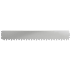 Bordure de Pelouse 10 pcs 103 x 15 cm Acier Argenté 625086625086