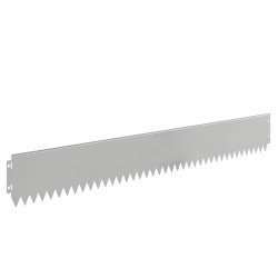 Bordure de Pelouse 10 pcs 103 x 15 cm Acier Argenté 625086625086