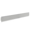 Bordure de Pelouse 10 pcs 103 x 15 cm Acier Argenté 625086625086