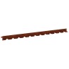 Bordure de Pelouse 50 pcs 102 x 4 x 4 cm Acier Rouillé 625093625093