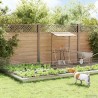 Clôture de jardin avec piquets 12 pcs 55 x 50 cm Mesh Argenté 625107625107