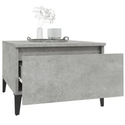 Tables d'appoint 2 pcs Gris béton 50x46x35 cm Bois d'ingénierie 625119625119