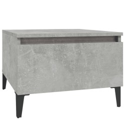 Tables d'appoint 2 pcs Gris béton 50x46x35 cm Bois d'ingénierie 625119625119
