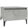 Tables d'appoint 2 pcs Gris béton 50x46x35 cm Bois d'ingénierie 625119625119