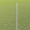 Clôture en fil soudé avec poteaux 25 x 1,6 m Acier galvanisé 625122625122