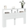 Armoire tête de lit avec LED blanc 160x17x102 cm 625123625123