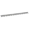 Bordure de Pelouse 10 pcs 102 x 4 x 4 cm Acier Argenté 625135625135