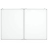 Tableau blanc magnétique pliable 100x80x1,7 cm aluminium 625141625141
