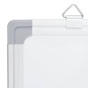 Tableau blanc magnétique pliable 100x80x1,7 cm aluminium 625141625141