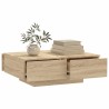 Table basse chêne sonoma 90x60x31 cm bois d'ingénierie 625144625144