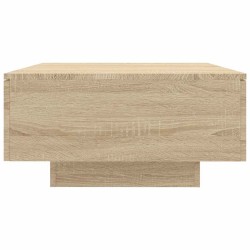 Table basse chêne sonoma 90x60x31 cm bois d'ingénierie 625144625144