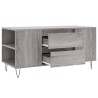 Table basse sonoma gris 102x44,5x50 cm bois d'ingénierie 625145625145