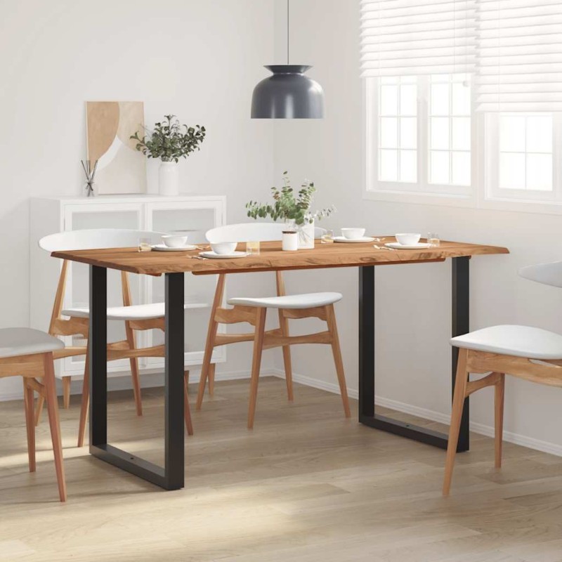 Table de salle à manger 154x80x76 cm Bois d'acacia solide 625146625146