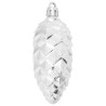 Boule de Pomme de Pin de Noël 40 pcs Argenté Plastique 625153625153