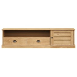 Meuble TV VIGO 156x40x40 cm bois massif de pin 625155625155