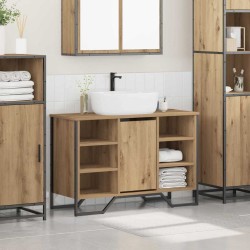 Meuble de Lavabo de Salle de Bain Chêne artisanal 625165625165