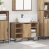 Meuble de Lavabo de Salle de Bain Chêne artisanal 625165625165