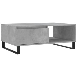 Table basse gris béton 90x60x35 cm bois d'ingénierie 625167625167