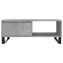 Table basse gris béton 90x60x35 cm bois d'ingénierie 625167625167
