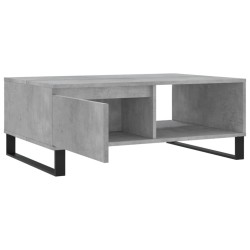 Table basse gris béton 90x60x35 cm bois d'ingénierie 625167625167