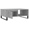 Table basse gris béton 90x60x35 cm bois d'ingénierie 625167625167