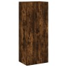Meuble TV mural chêne fumé 40,5x30x102 cm bois d'ingénierie 625174625174