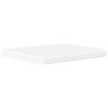 Matelas en mousse blanc 180x200 cm dureté H2 H3 625193625193
