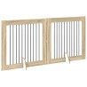 Porte de chien pliable avec supports 2 pcs Chêne Sonoma 625197625197
