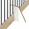 Porte de chien pliable avec supports 2 pcs Chêne Sonoma 625197625197