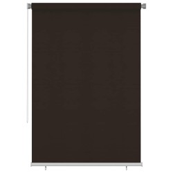 Store roulant d'extérieur 165 (l) x 230 (H) cm marron HDPE 625198625198