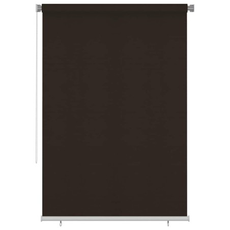 Store roulant d'extérieur 165 (l) x 230 (H) cm marron HDPE 625198625198