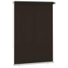 Store roulant d'extérieur 165 (l) x 230 (H) cm marron HDPE 625198625198