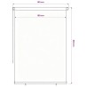 Store roulant d'extérieur 165 (l) x 230 (H) cm marron HDPE 625198625198