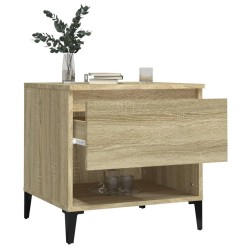 Tables d'appoint 2 pcs Chêne sonoma 50x46x50 cm Bois ingénierie 625202625202