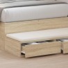 Tiroirs de lit avec tiroir Chêne Sonoma 75 x 36,5 x 16,5 cm 625209625209