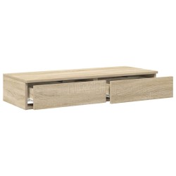 Tiroirs de lit avec tiroir Chêne Sonoma 75 x 36,5 x 16,5 cm 625209625209