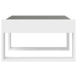 Table basse avec LED infini blanc 50x53x30 cm 625210625210