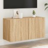 Meuble TV mural chêne sonoma 80x30x41 cm 625211625211
