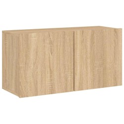 Meuble TV mural chêne sonoma 80x30x41 cm 625211625211