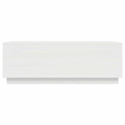 Table basse Blanc 100x50x35 cm Bois massif de pin 625212625212
