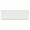 Table basse Blanc 100x50x35 cm Bois massif de pin 625212625212